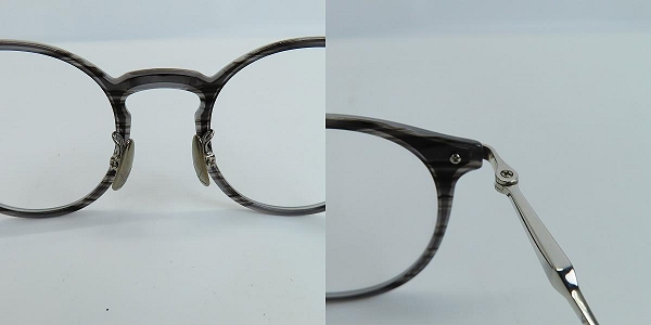 実際に弊社で買取させて頂いたYUICHI TOYAMA/ユウイチ トヤマ Sarah メガネフレーム/アイウェア U-076 col.05の画像 4枚目