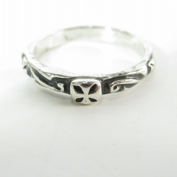 実際に弊社で買取させて頂いた(1)Bill Wall Leather/BWL/ビルウォールレザー R202 Thin クロスリング/19号の画像 1枚目