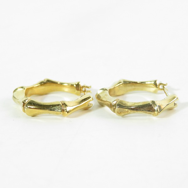 実際に弊社で買取させて頂いたGARNI/ガルニ クロッケリー バンブー ピアス GP20029の画像 3枚目