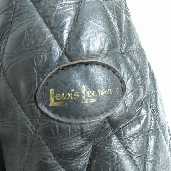実際に弊社で買取させて頂いたLEWIS LEATHERS/ルイスレザー 80s ヴィンテージ NEVADA/ネバダ レザー ライダースジャケット/38の画像 5枚目