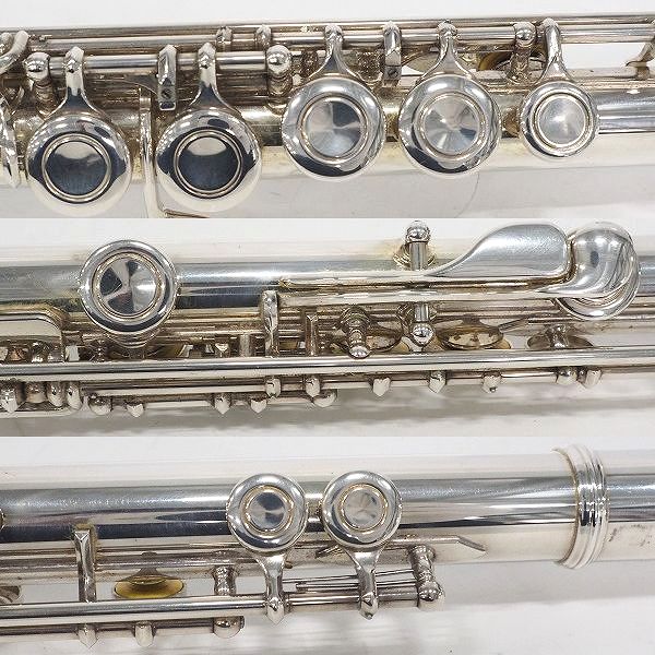 実際に弊社で買取させて頂いたYAMAHA/ヤマハ YFL-311/YFL311 フルート 頭部管銀製 Eメカ付 ハードケース付の画像 5枚目
