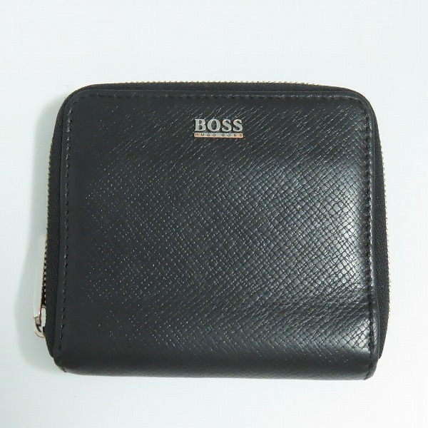 実際に弊社で買取させて頂いたHUGO BOSS/ヒューゴボス ラウンドファスナー 二つ折り財布/コンパクトウォレット