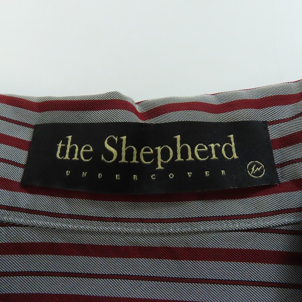 実際に弊社で買取させて頂いたthe shepherd UNDERCOVER×Fragment/アンダーカバー×フラグメント ストライプシャツ/2の画像 2枚目