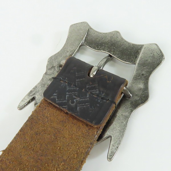 実際に弊社で買取させて頂いたroar/ロアー 二丁拳銃 コンチョ付きレザーベルト/3の画像 2枚目