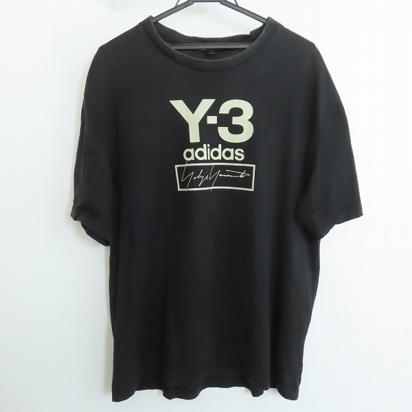 実際に弊社で買取させて頂いたY-3/ワイスリー 19AW Stacked Logo Short Sleeve Tee 半袖 ロゴ プリント Tシャツ FJ0409/L