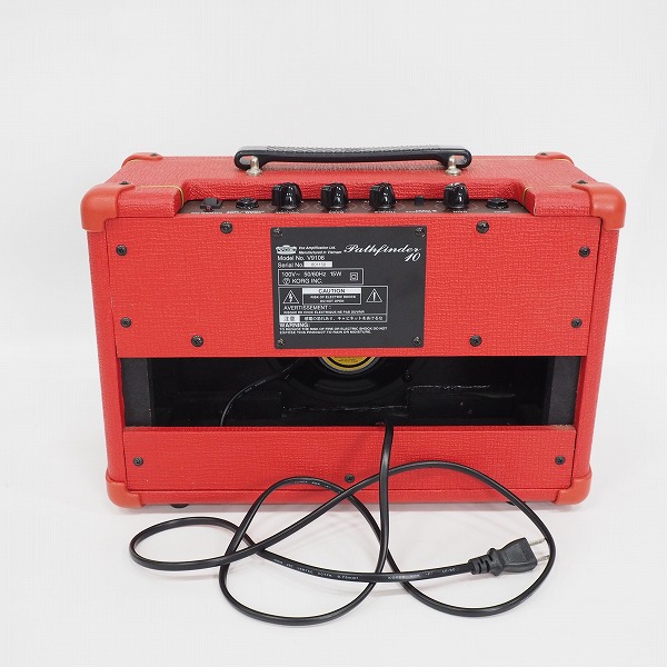 実際に弊社で買取させて頂いたVOX/ヴォックス Pathfinder 10 Red V9106 ギターアンプ コンボアンプ 限定レッドモデル【動作確認済】の画像 5枚目