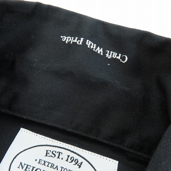 実際に弊社で買取させて頂いたNEIGHBORHOOD/ネイバーフッド 16SS CLASSIC WORK STRIPE C-SHIRT シャツ 161TSNH-SHM02/Mの画像 9枚目