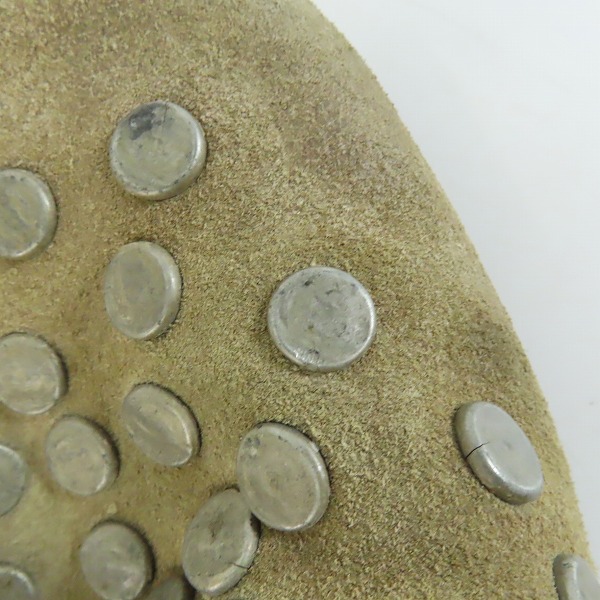 実際に弊社で買取させて頂いたMIHARAYASUHIRO/ミハラヤスヒロ スタッズ装飾サイドジップブーツ 23120600/26の画像 6枚目