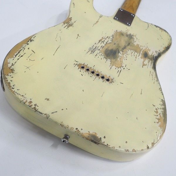 実際に弊社で買取させて頂いた★メーカー不明 テレキャスターType エレキギター ソフトケース付の画像 7枚目