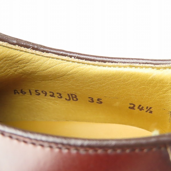 実際に弊社で買取させて頂いたREGAL/リーガル プレーントゥ シューズ JB35/24.5の画像 5枚目