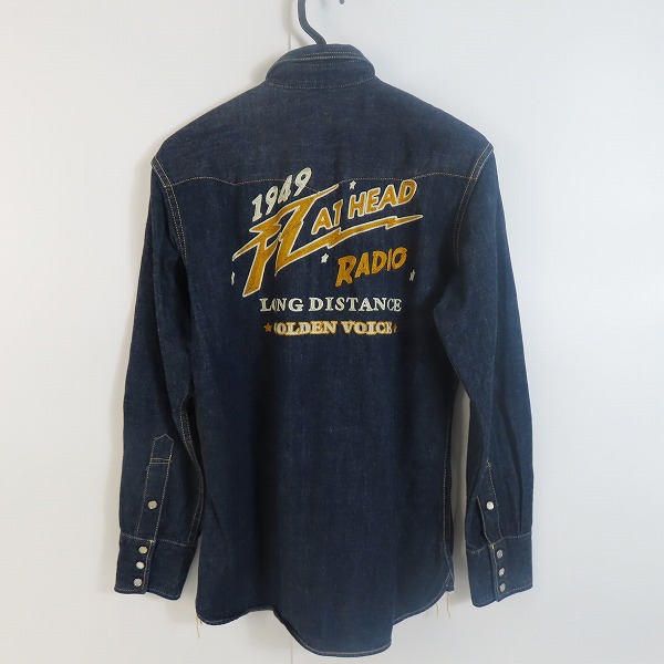 実際に弊社で買取させて頂いたTHE FLAT HEAD/フラットヘッド デニムシャツ 7001/40の画像 1枚目