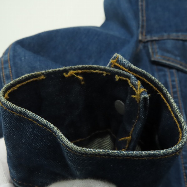 実際に弊社で買取させて頂いたLEVI'S/リーバイス 刻印529 USA製 デニムジャケットの画像 8枚目
