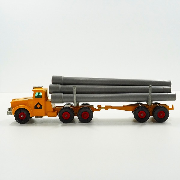 実際に弊社で買取させて頂いたMATCHBOX/マッチボックス K-10 KING SIZE PIPE TRUCK/パイプトラック ミニカーの画像 2枚目
