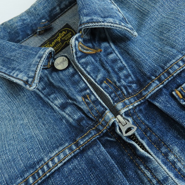 実際に弊社で買取させて頂いたWrangler×nano universe/ラングラー×ナノユニバース  ジップアップ デニムジャケット/Gジャン WS9208/Lの画像 5枚目