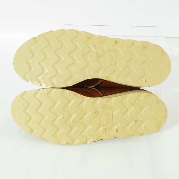 実際に弊社で買取させて頂いたRED WING/レッドウィング クラシックモックトゥ ブーツ 00875-3/7.5Eの画像 2枚目