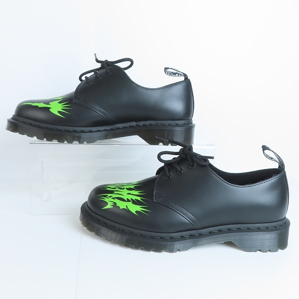 実際に弊社で買取させて頂いたDr.Martens×NTS/ドクターマーチン×NTS BLACK+BRIGHT GREEN 1461 NTS/31512128/UK8の画像 3枚目