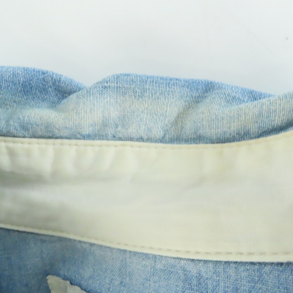 実際に弊社で買取させて頂いたNEIGHBORHOOD/ネイバーフッド HEADLIGHT/C-SHIRT.LS 長袖 シャンブレー シャツ  152AQNH-SHM01 /XLの画像 7枚目