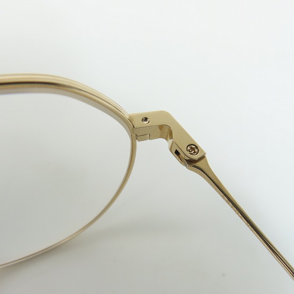 実際に弊社で買取させて頂いたdita/ディータ ARTOA.82  White Gold Clear 眼鏡/メガネフレーム ゴールド DTX162-A-01の画像 4枚目