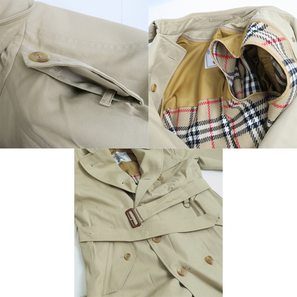 実際に弊社で買取させて頂いたBURBERRYS/バーバリーズ チェック柄ライナー付き トレンチコート/9AR の画像 2枚目