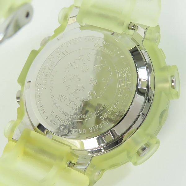 実際に弊社で買取させて頂いたG-SHOCK/Gショック W.C.C.S. サンゴ礁 FROGMAN/フロッグマン DW-8250WC-7BT【動作未確認】の画像 3枚目