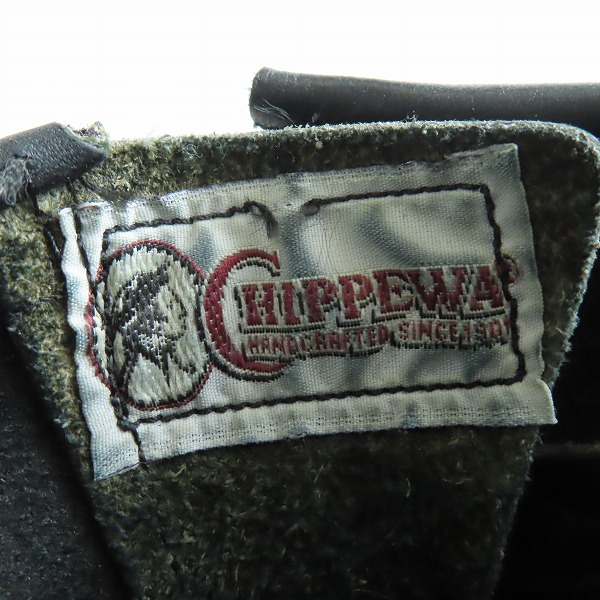 実際に弊社で買取させて頂いたCHIPPEWA/チペワ スチールトゥ レザー エンジニアブーツ 27863 /8Eの画像 6枚目