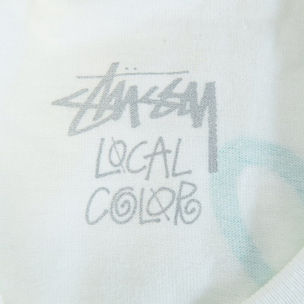 実際に弊社で買取させて頂いたSTUSSY/ステューシー ストックロゴ ワールドツアー 30周年/30th プリントデザイン 半袖Tシャツ M の画像 4枚目