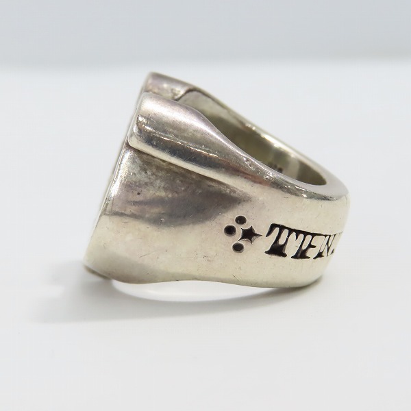 実際に弊社で買取させて頂いたTENDERLOIN/テンダーロイン ホースシューリング SV925 w/ダイヤ 12-14.5号の画像 2枚目