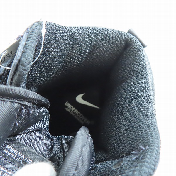 実際に弊社で買取させて頂いた【未使用】NIKE×UNDERCOVER/ナイキ×アンダーカバー DUNK HI 1985 / U/ダンクハイ DQ4121-001/27.5の画像 4枚目