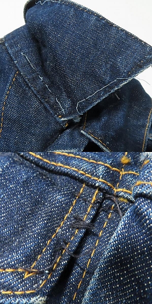 実際に弊社で買取させて頂いたLevi's/リーバイス ビッグE 刻印521 デニムジャケット/Gジャンの画像 8枚目