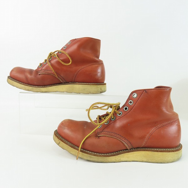 実際に弊社で買取させて頂いたRED WING/レッドウィング アイリッシュセッター ブーツ 羽タグ 8166 /7Dの画像 3枚目