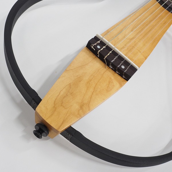 実際に弊社で買取させて頂いた★YAMAHA/ヤマハ SLG-100N サイレントギター クラシックギター ACアダプター・ソフトケース付の画像 5枚目