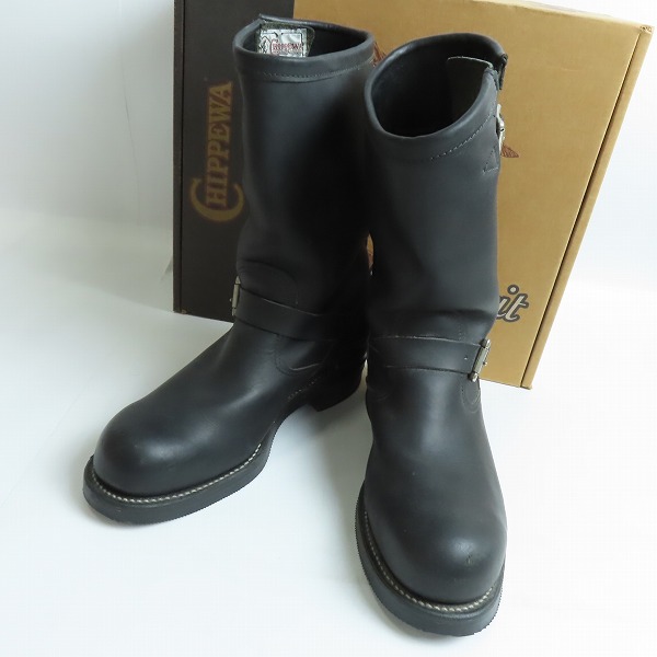 実際に弊社で買取させて頂いたCHIPPEWA/チペワ スチールトゥ レザー エンジニアブーツ 27863 /8E