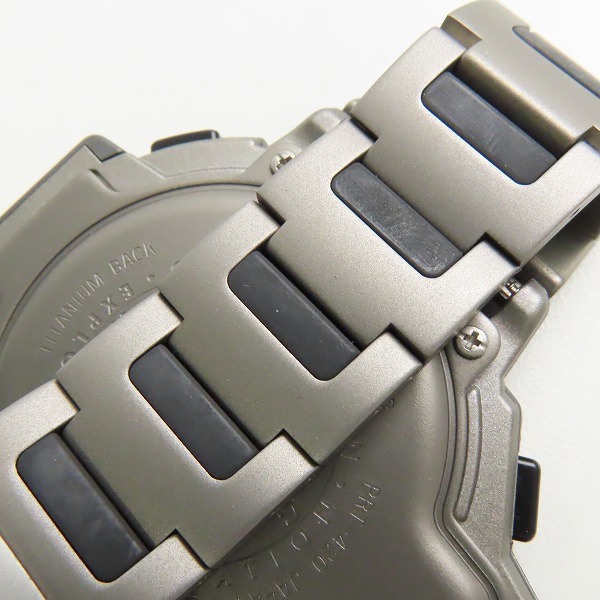 実際に弊社で買取させて頂いた(2)CASIO/カシオ PROTREK/プロトレック HUNTING WORLD PRT-420/PR420-HW1【動作未確認】の画像 6枚目