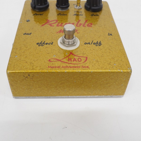 実際に弊社で買取させて頂いたHAO/ハオ Rumble MOD./ランブルモッド オーバードライブ/ブースター エフェクター【動作確認済】の画像 2枚目