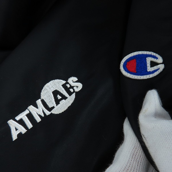 実際に弊社で買取させて頂いたChampion x ATMOS LAB/チャンピオン×アトモスラボ REVERSIBLE JACKET/リバーシブル ジャケット C8-S613/Sの画像 6枚目