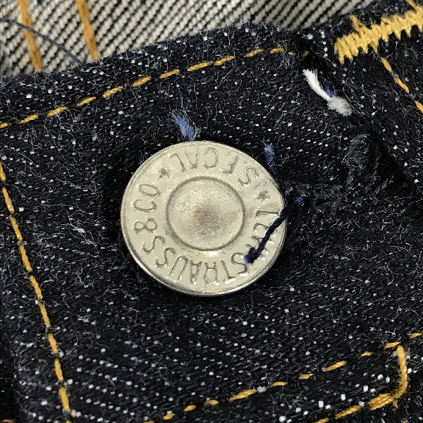 実際に弊社で買取させて頂いた【未使用】Levi’s/リーバイス 201XX 刻印555 バレンシア工場 BIGE ビッグE 1998年製 デニムパンツ ジーンズ W32 L36の画像 8枚目