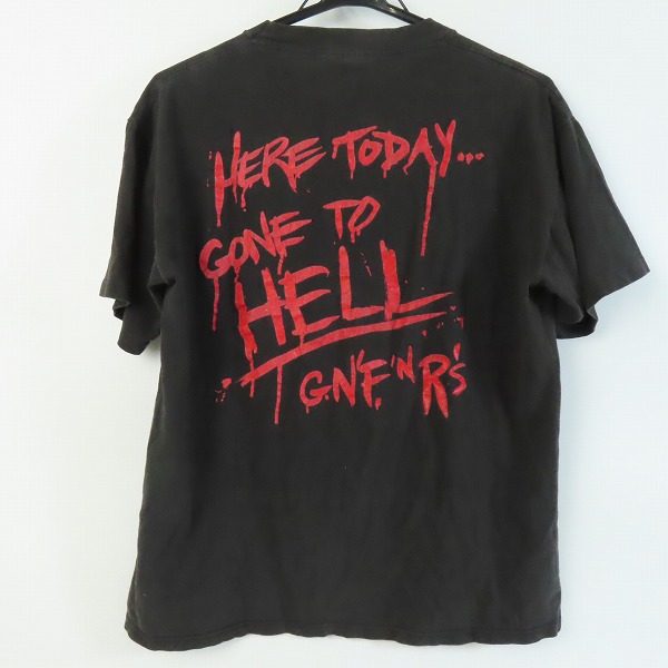 実際に弊社で買取させて頂いた【難あり】GUNS N' ROSES/ガンズアンドローゼズ 1991年 ヴィンテージ バンドTシャツ/バンTの画像 1枚目