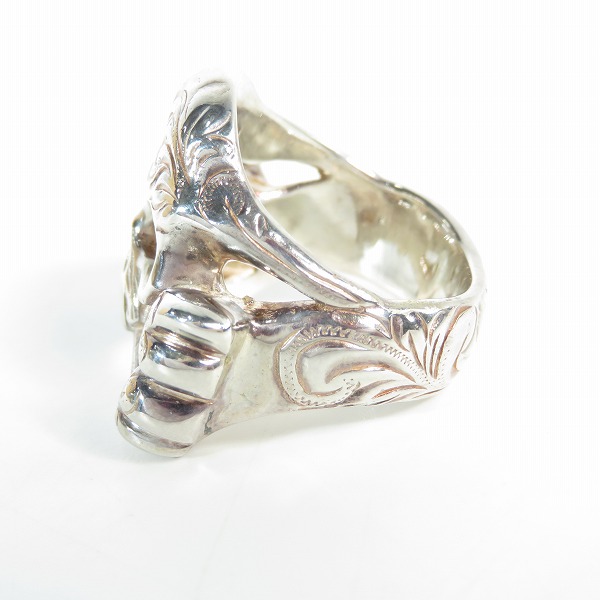 実際に弊社で買取させて頂いたLION HEART/ライオンハート スカルリング/15号の画像 2枚目