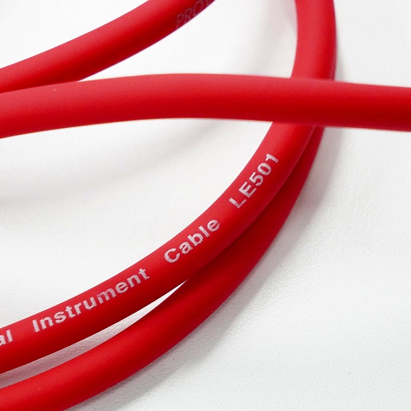 実際に弊社で買取させて頂いたProvidence/プロヴィデンス LE501 3.0m S/S RED 楽器用 シールド ギターシールド ベースシールドの画像 4枚目