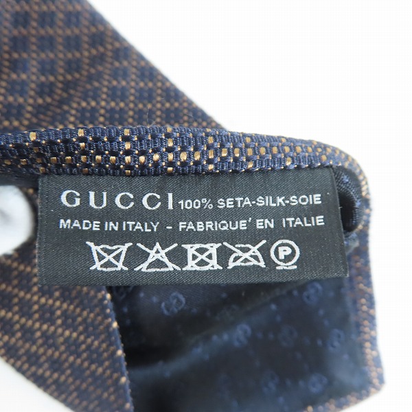 実際に弊社で買取させて頂いたGUCCI/グッチ GGマークロゴ ネクタイ の画像 6枚目