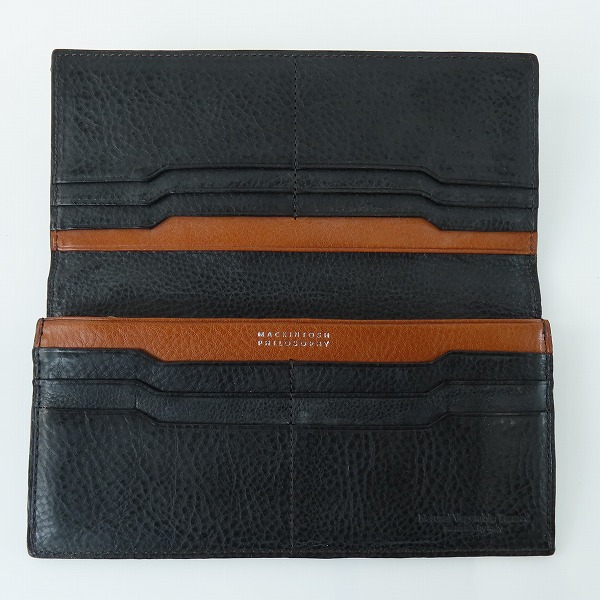 実際に弊社で買取させて頂いたMACKINTOSH PHILOSOPHY/マッキントッシュ フィロソフィー レザーウォレット 長財布 の画像 3枚目