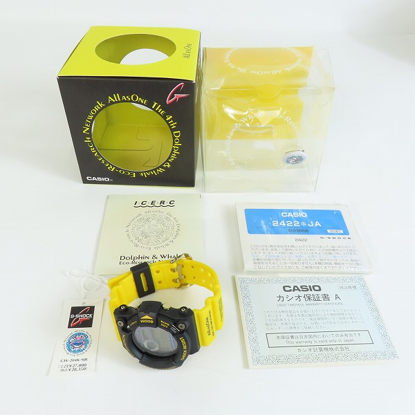 実際に弊社で買取させて頂いたG-SHOCK/Gショック 第4回イルクジ FROGMAN/フロッグマン タフソーラー GW-204K-9JRの画像 9枚目