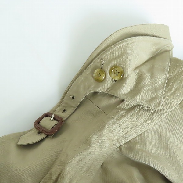 実際に弊社で買取させて頂いたBURBERRYS/バーバリーズ 裏地チェック柄/チェック柄ライナー付き トレンチコートの画像 7枚目