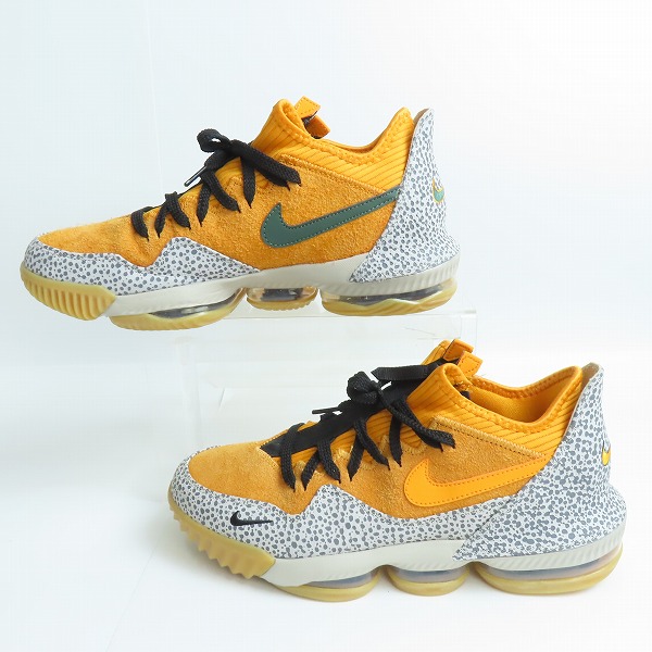 実際に弊社で買取させて頂いたNIKE/ナイキ LEBRON XVI LOW AC/レブロン16 ロー アトモス サファリ CD9471-800 28.5の画像 3枚目