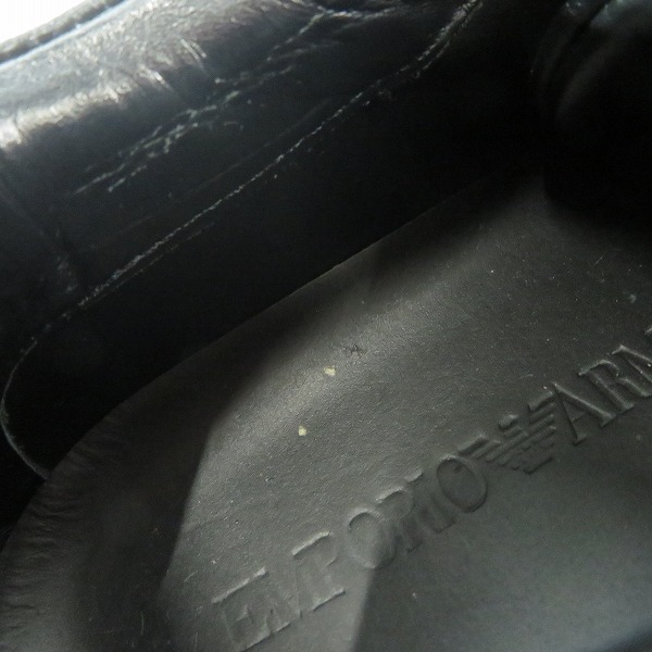 実際に弊社で買取させて頂いたEMPORIO ARMANI/エンポリオ アルマーニ レザー ローカットスニーカー X4X159/8の画像 7枚目
