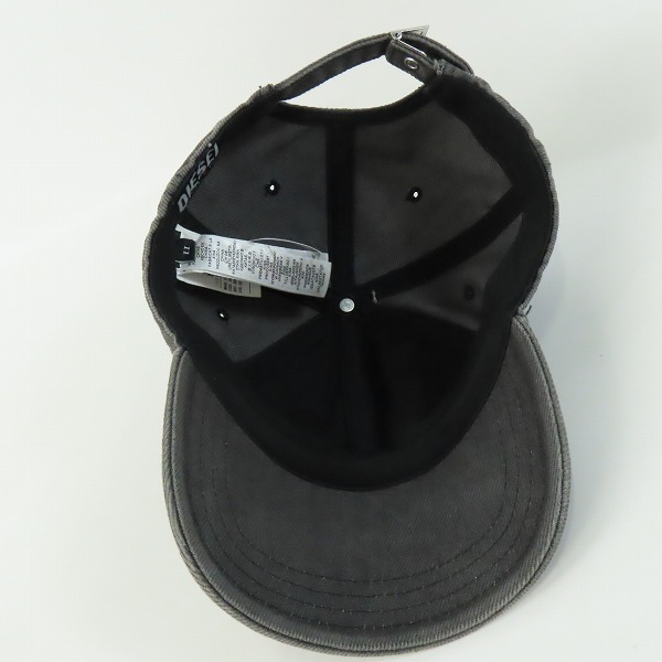 実際に弊社で買取させて頂いたDIESEL/ディーゼル ウォッシュドデニムキャップ ロゴ刺繍 c-lib-4/2の画像 2枚目