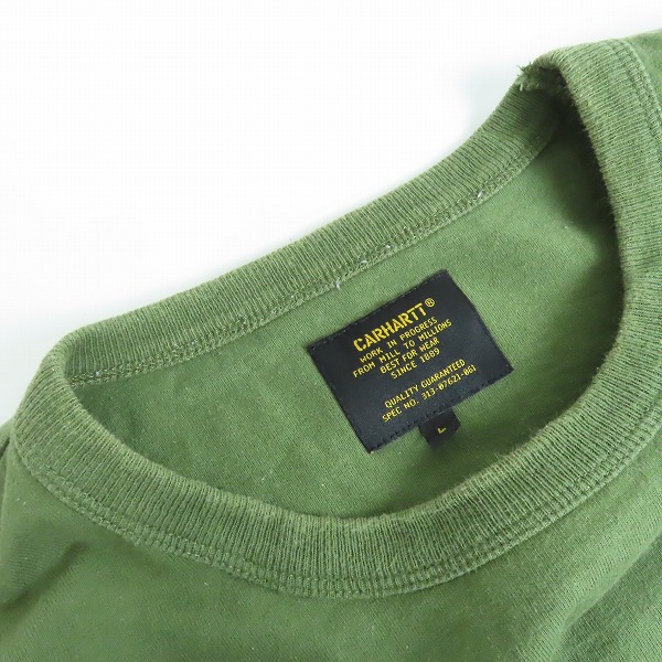 実際に弊社で買取させて頂いたCarhartt/カーハート ポケットTシャツ ビッグシルエット Lの画像 7枚目