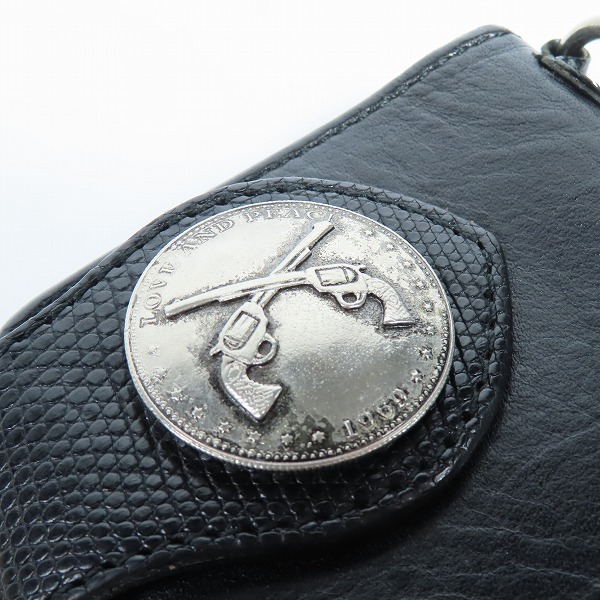 実際に弊社で買取させて頂いたroar/ロアー 二丁拳銃 クロスガンズコンチョ ウォレットの画像 6枚目