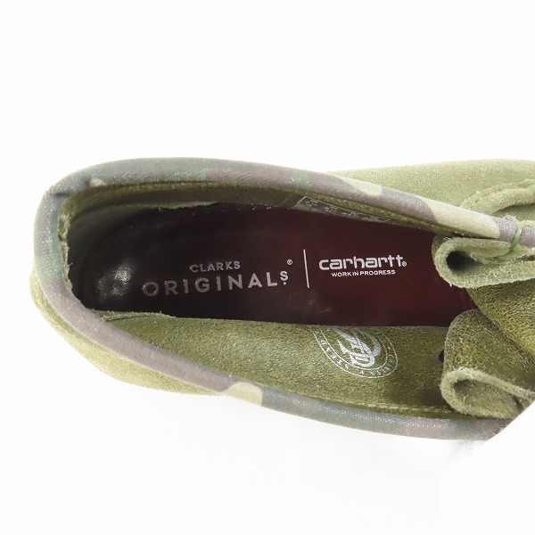 実際に弊社で買取させて頂いたCarhartt WIP×Clarks/カーハート×クラークス Wallabee Boot oliver ワラビーブーツ/UK7.5の画像 4枚目