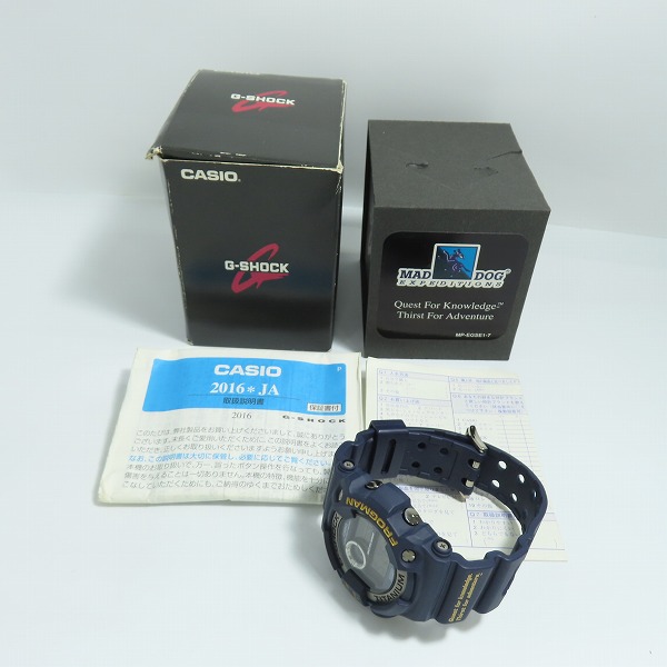 実際に弊社で買取させて頂いたG-SHOCK/Gショック FROGMAN/フロッグマン MAD DOG EXPEDITIONS ウォッチ/腕時計 DW-9900MD-2Tの画像 8枚目